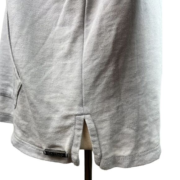 Betsey Johnson Performance Heather Grey Hoodie with Shoulder Laces Small - Picture 8 of 12